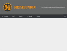 Tablet Screenshot of metalunion.rs
